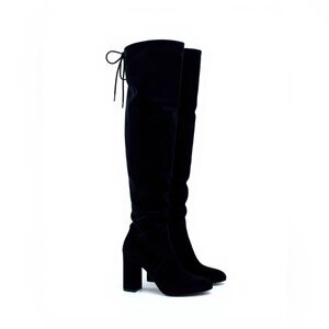 Elegant Black Over-the-Knee Boots